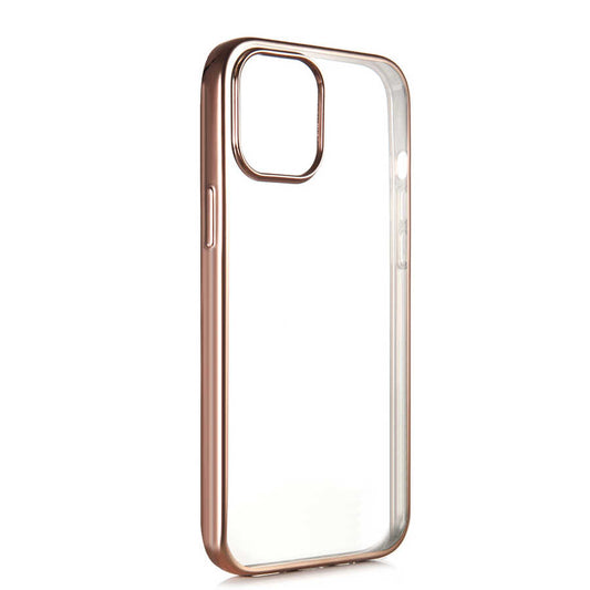Apple iPhone 12 Pro Max Benks Magic Glitz Ultra-Thin Transparent Protective Soft Cover Rose Gold