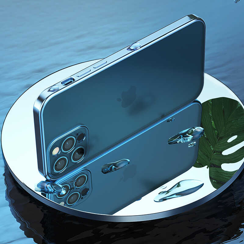 Apple iPhone 12 Pro Max Benks Matte Electroplated TPU Cover Silver 