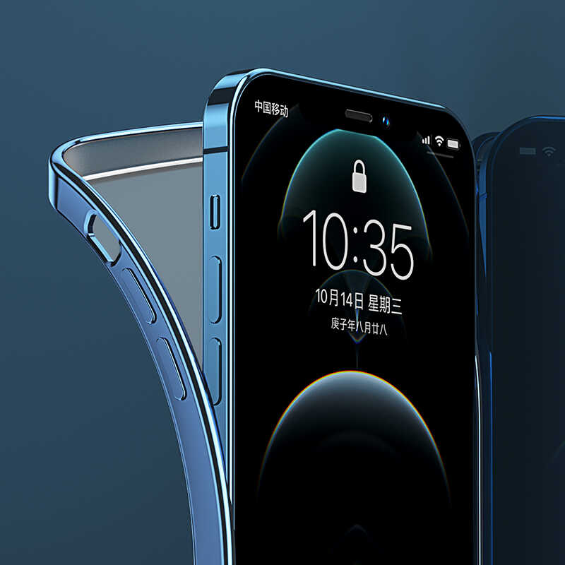Apple iPhone 12 Pro Max Benks Matte Electroplated TPU Cover Blue 