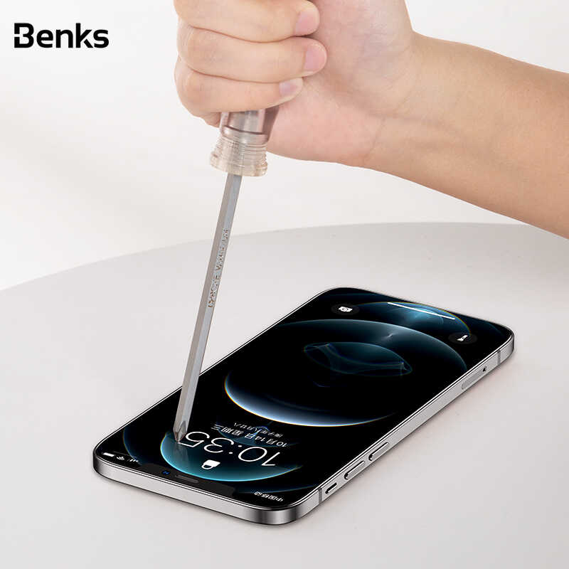 Apple iPhone 12 Pro Max Benks V Pro Plus Transparent Screen Protector Black 