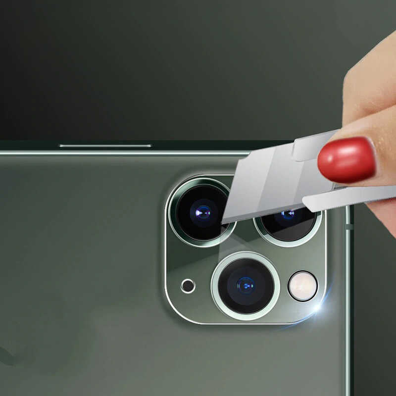 Apple iPhone 12 Pro Max Go Des Lens Shield Camera Lens Protector Colorless