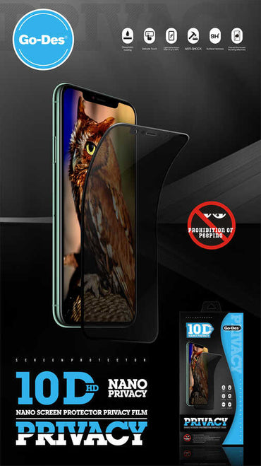 Apple iPhone 12 Pro Max Go Des Privacy Screen Protector Black