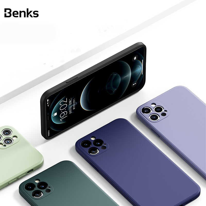 Apple iPhone 12 Pro Max Case Benks Painting TPU Cover Dark Green 