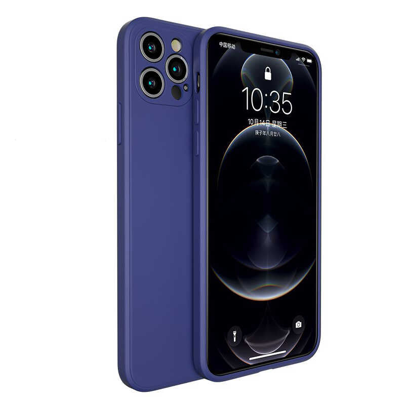 Apple iPhone 12 Pro Max Case Benks Painting TPU Cover Navy Blue 