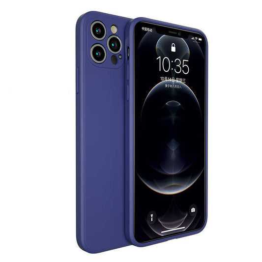 Apple iPhone 12 Pro Max Case Benks Painting TPU Cover Navy Blue 