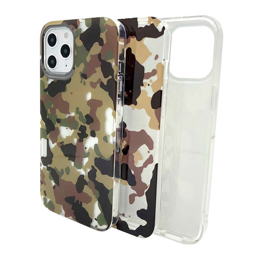Apple iPhone 12 Pro Max Case Kajsa Camo Cover NO1 