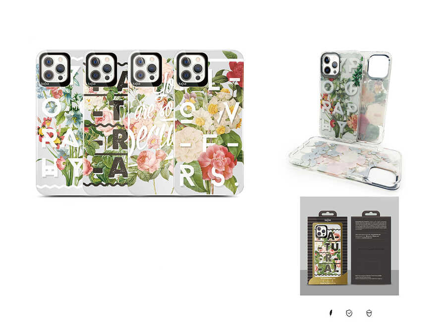 Apple iPhone 12 Pro Max Case Kajsa Floral Cover NO1 