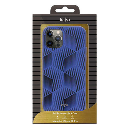 Apple iPhone 12 Pro Max Kılıf Kajsa Splendid Serisi 3D Cube Kapak Kırmızı