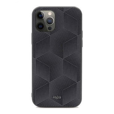 Apple iPhone 12 Pro Max Kılıf Kajsa Splendid Serisi 3D Cube Kapak