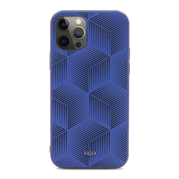Apple iPhone 12 Pro Max Kılıf Kajsa Splendid Serisi 3D Cube Kapak Yeşil