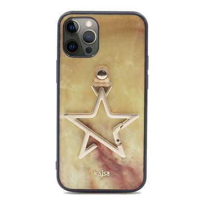 Apple iPhone 12 Pro Max Kılıf Kajsa Starry Serisi Marble Kapak NO2