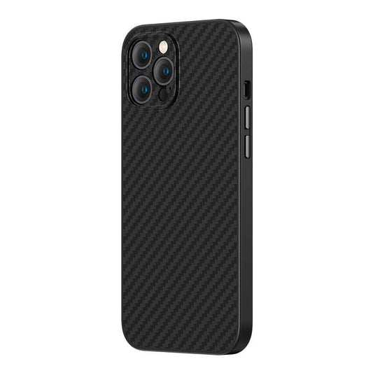 Apple iPhone 12 Pro Max Case Carbon Fiber Benks Hybrid Kevlar Cover Black 