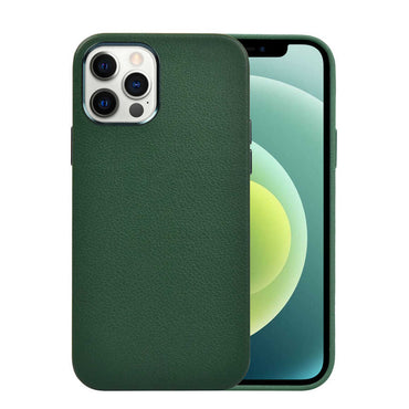 Apple iPhone 12 Pro Max Case Wiwu Calfskin Cover Black 