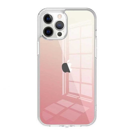 Apple iPhone 12 Pro Max Case Wiwu Chameleon Glass Cover Pink 