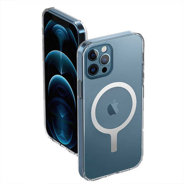 Apple iPhone 12 Pro Max Case Wiwu Magnetic Crystal Cover Colorless
