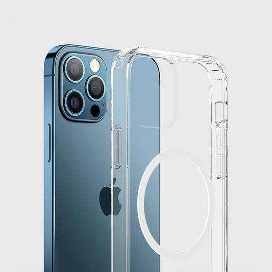Apple iPhone 12 Pro Max Case Wiwu Magnetic Crystal Cover Colorless