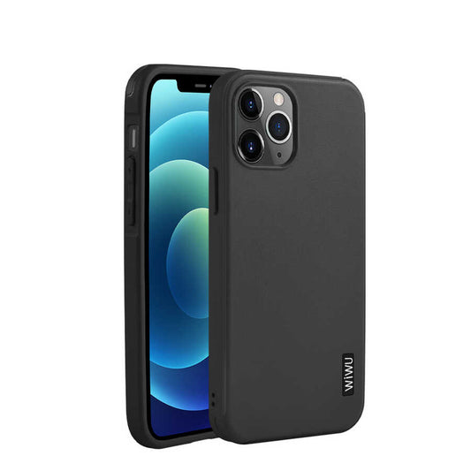 Apple iPhone 12 Pro Max Case Wiwu Sand Stone Cover Black 
