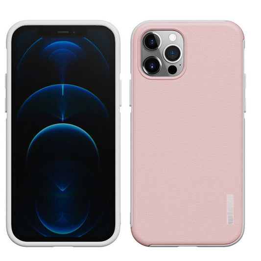 Apple iPhone 12 Pro Max Kılıf Wlons Hill Kapak Pembe
