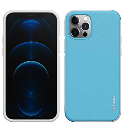 Apple iPhone 12 Pro Max Kılıf Wlons Hill Kapak Mavi