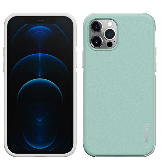 Apple iPhone 12 Pro Max Kılıf Wlons Hill Kapak Açık Yeşil