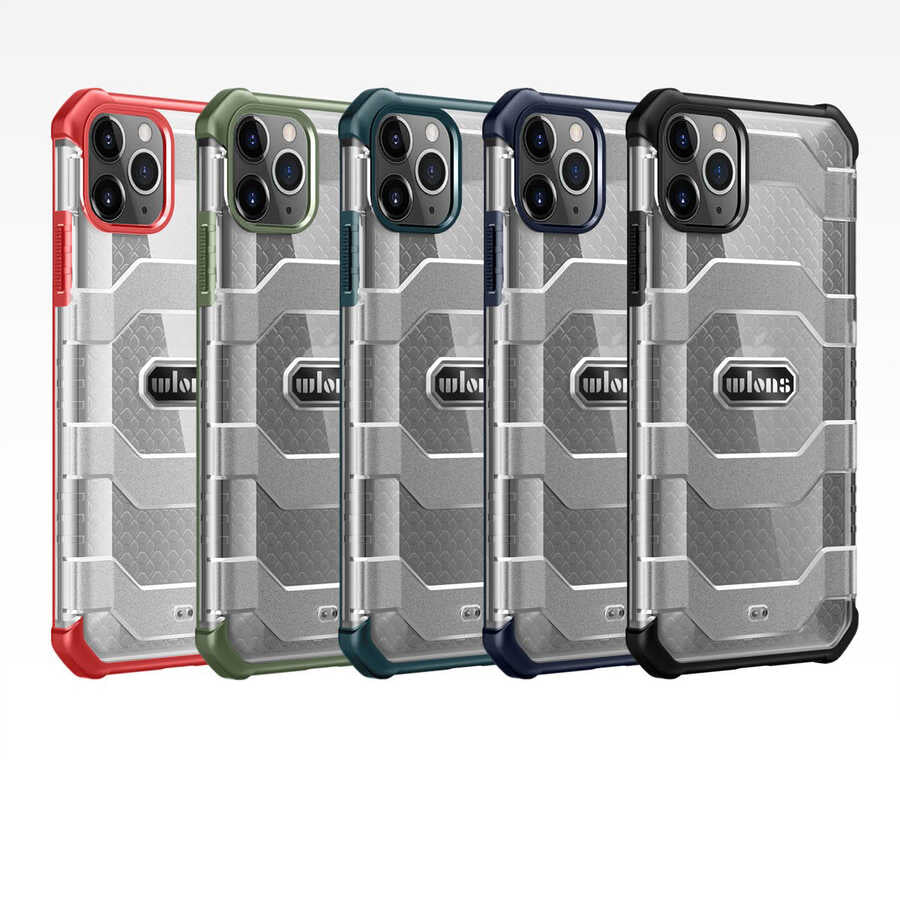 Apple iPhone 12 Pro Max Kılıf Wlons Mit Kapak Lacivert