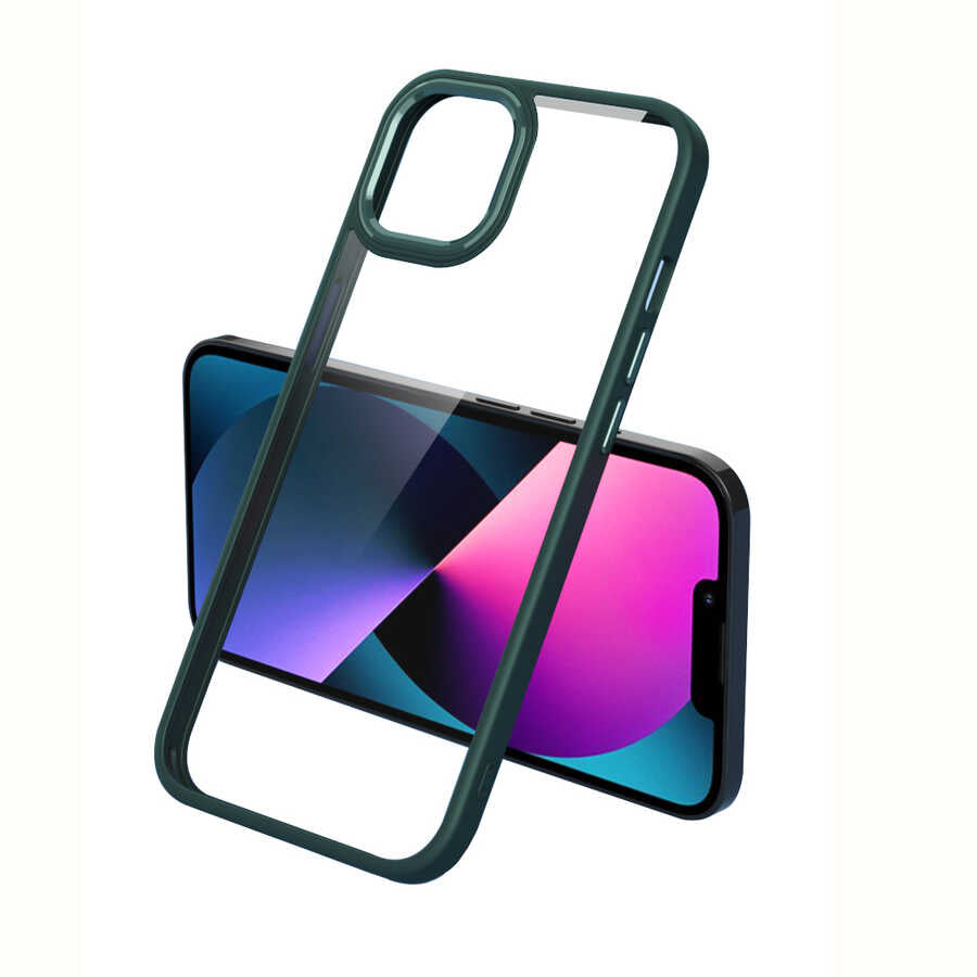 Apple iPhone 12 Pro Max Kılıf Zore Krom Kapak