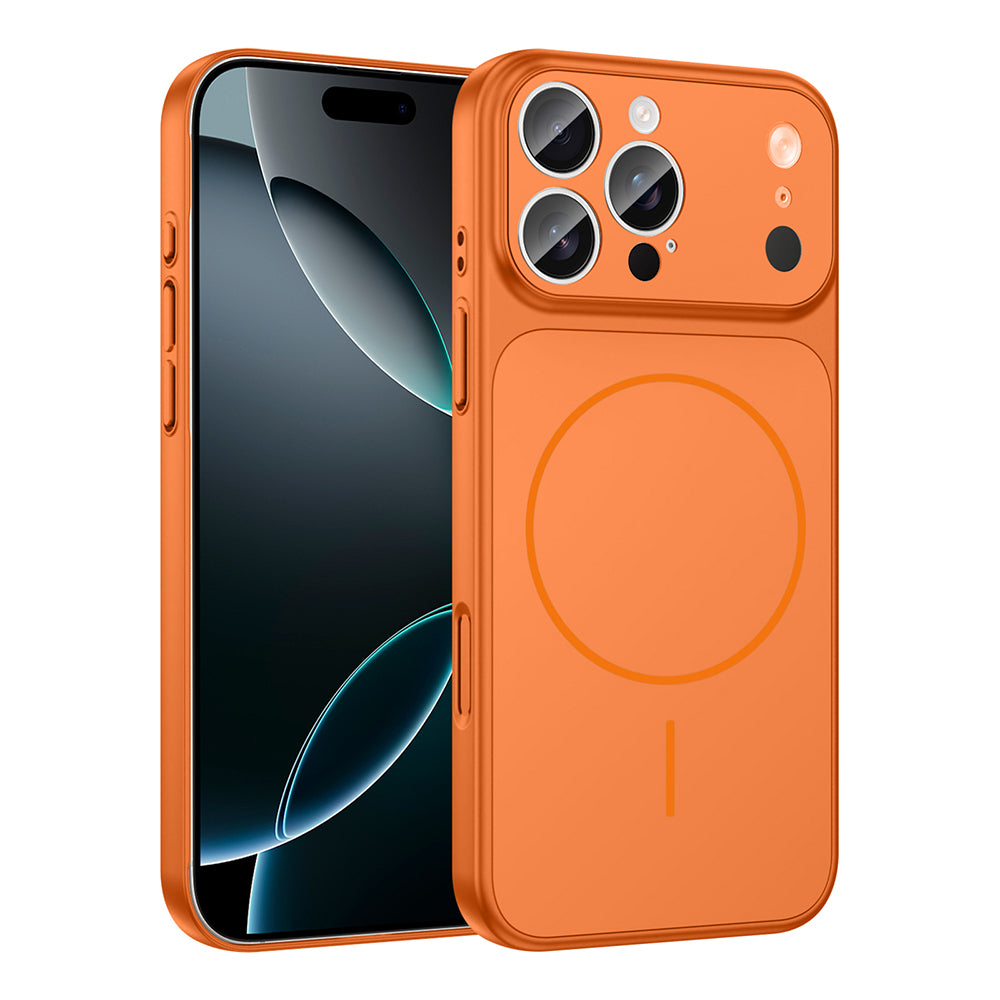 Apple iPhone 12 Pro Max Kılıf Zore M-Safe Şarj Özellikli Kamera Korumalı Formen Kapak
