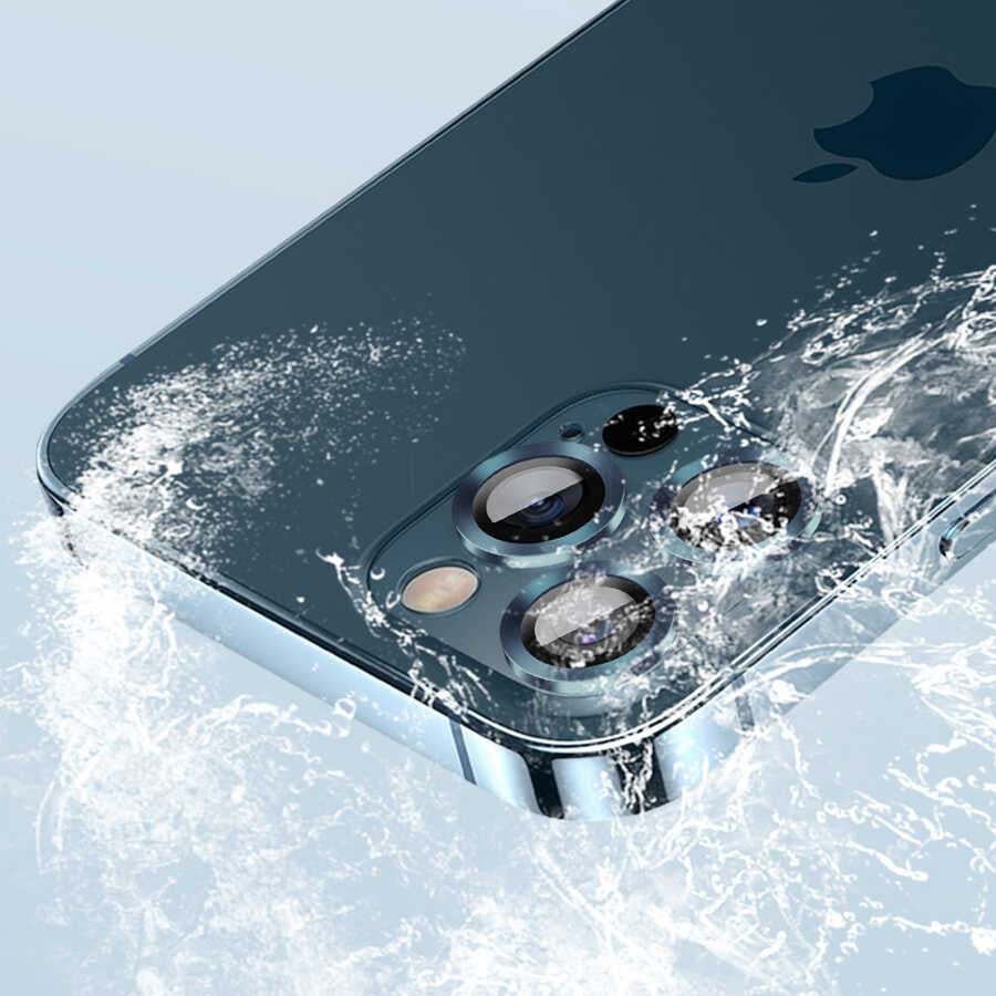 Apple iPhone 12 Pro Max Wiwu Lens Guard Silver