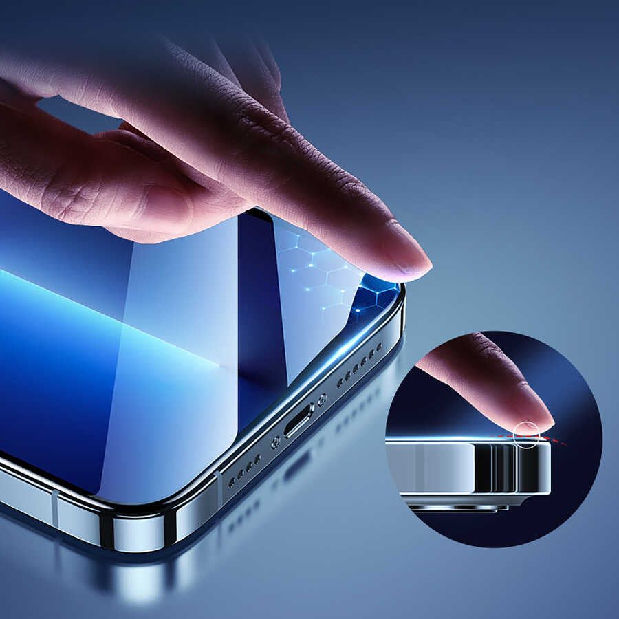 Benks Matte Screen Protector for Apple iPhone 13, Fingerprint-Free, Black Screen Film for Gamers 
