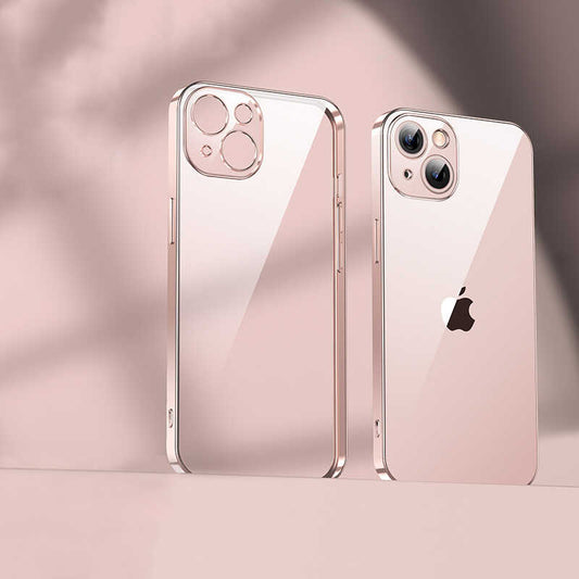 Apple iPhone 13 Benks Matte Electroplated TPU Cover Pink 