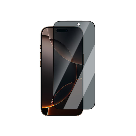 Apple iPhone 13 CaseWorld Applicator Series 2.5D Eyesafe Blue Light Technology 0.33mm Privacy Tempered Glass Screen Protector + Application Tool Black 