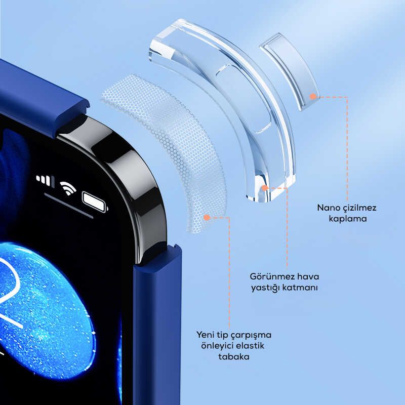 Apple iPhone 13 Case Benks Magic Hybrid Cover Navy Blue