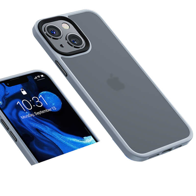 Apple iPhone 13 Case Benks Magic Hybrid Cover Gray