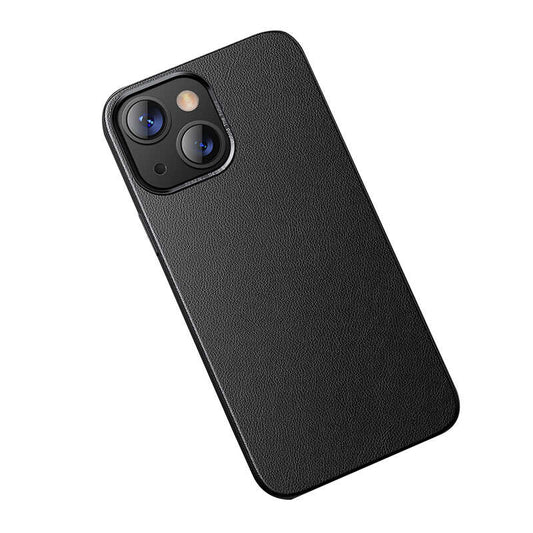 Apple iPhone 13 Case Benks Magnetic Genuine Leather Case Black 