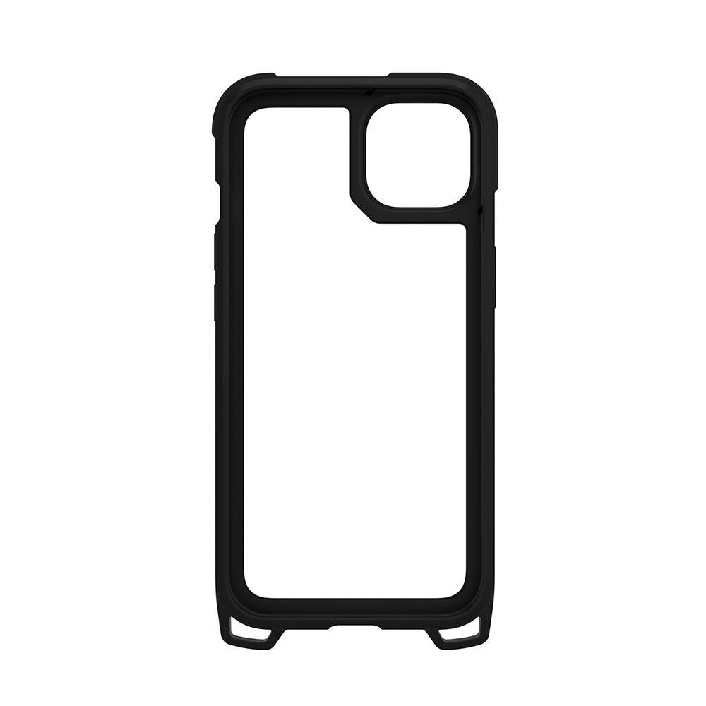 Apple iPhone 13 Kılıf Boyun Askılı Kompozit Tasarımlı Şok Önleyicili Lisanslı Switcheasy Odyssey Kapak Siyah