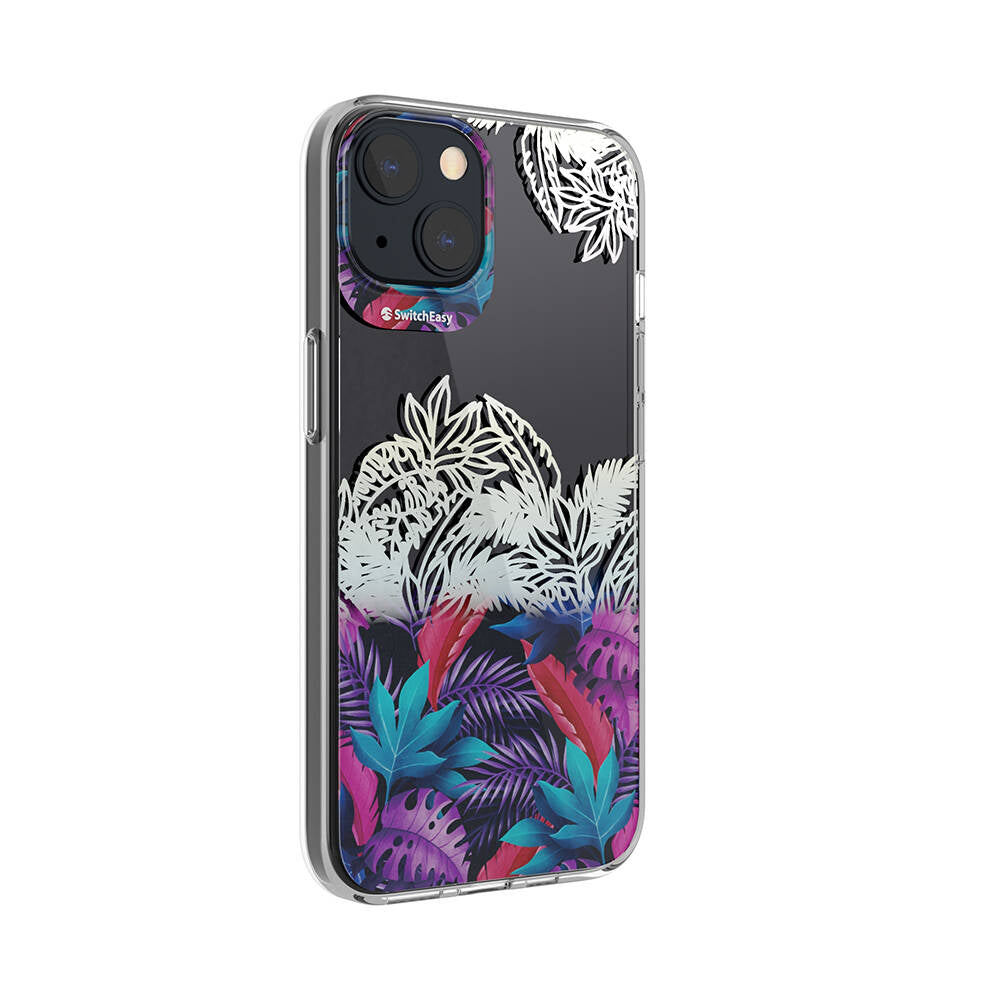 Apple iPhone 13 Kılıf Çift IMD Baskılı Lisanslı Switcheasy Artist Henri Rousseau Kapak Mor
