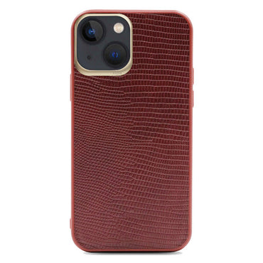 Apple iPhone 13 Case Kajsa Preppie Collection Pu Leather Cover Red 