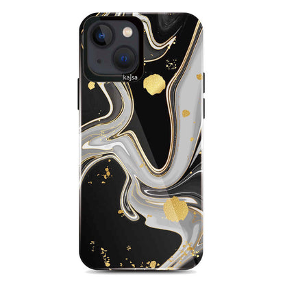 Apple iPhone 13 Kılıf Kajsa Shield Plus Abstract Serisi Arka Kapak NO4