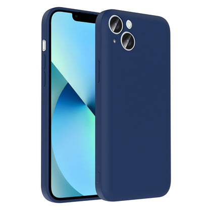 Apple iPhone 13 Kılıf Kamera Korumalı Kartlık Hazneli Zore Vitra Kapak Lacivert