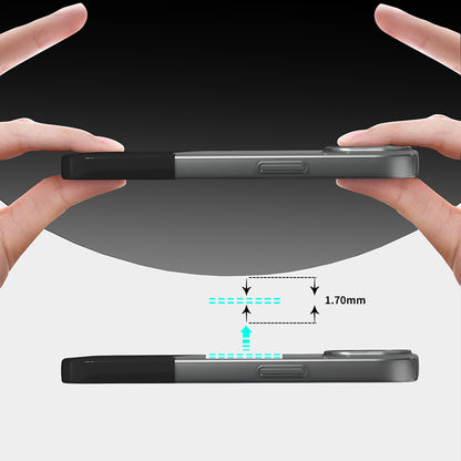 Apple iPhone 13 Kılıf M-Safe Şarj Özellikli Mıknatıslı Zore Duble Kapak Siyah