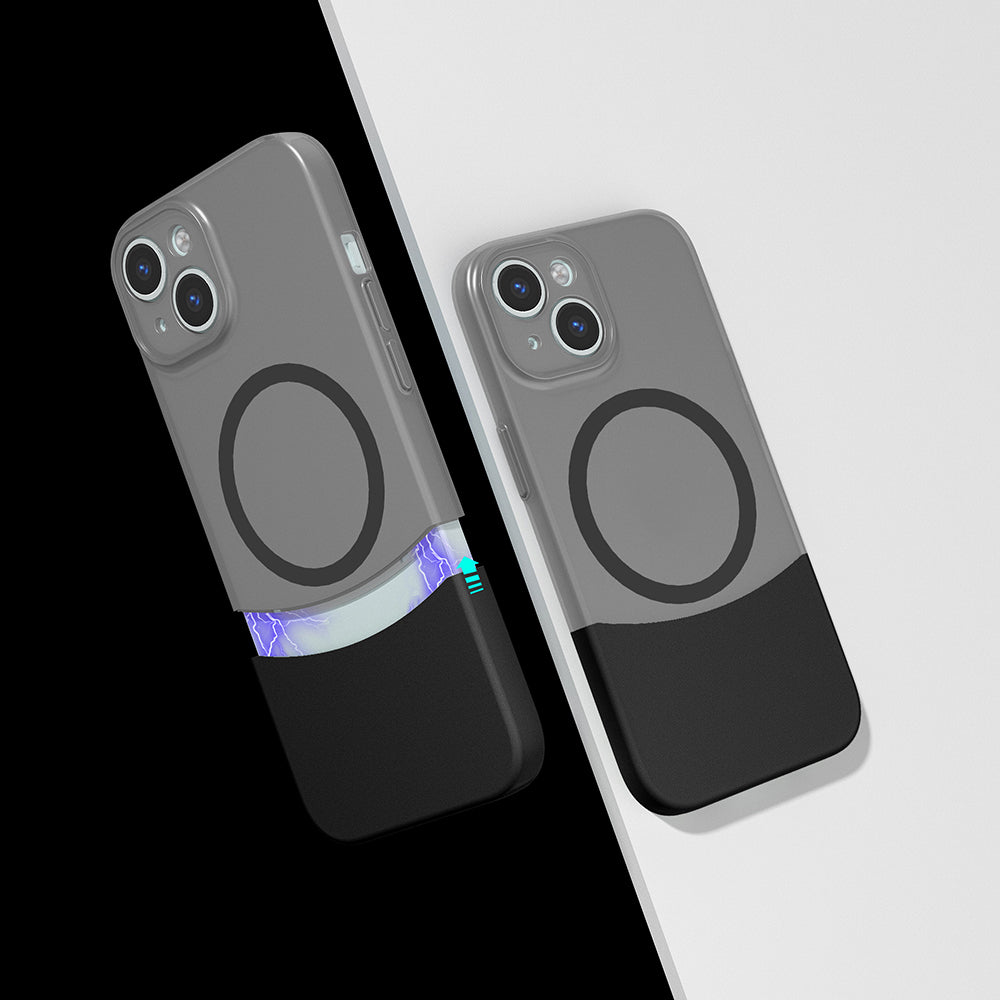 Apple iPhone 13 Kılıf M-Safe Şarj Özellikli Mıknatıslı Zore Duble Kapak