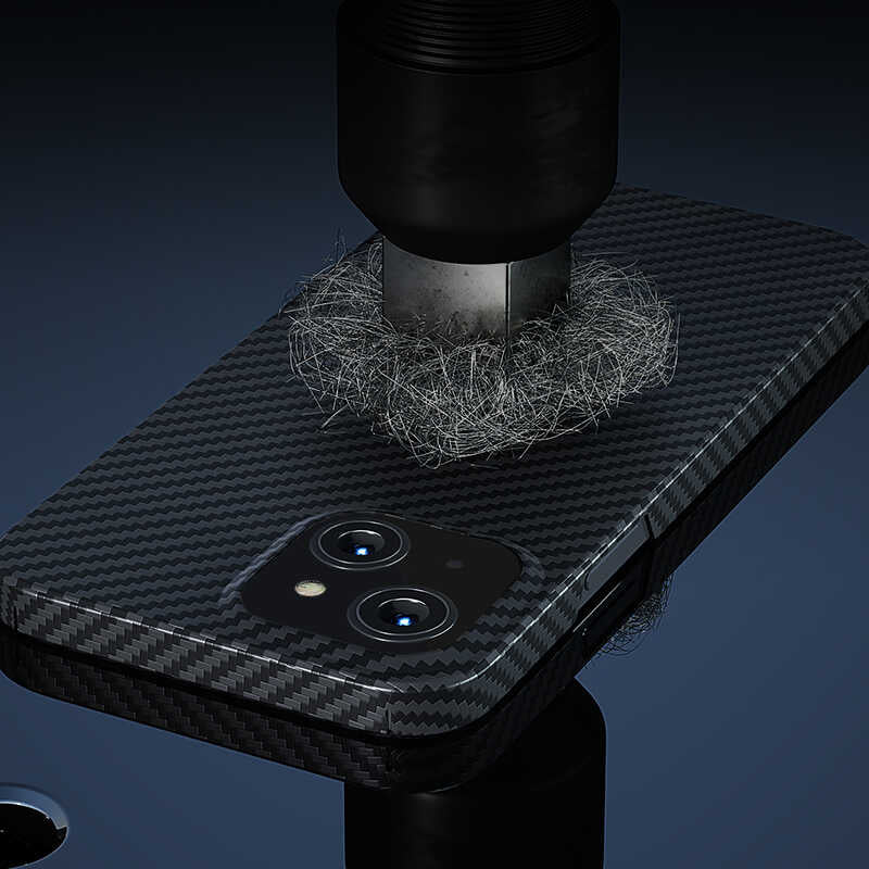 Apple iPhone 13 Case M-safe Carbon Fiber Benks Essential Kevlar Cover Black 