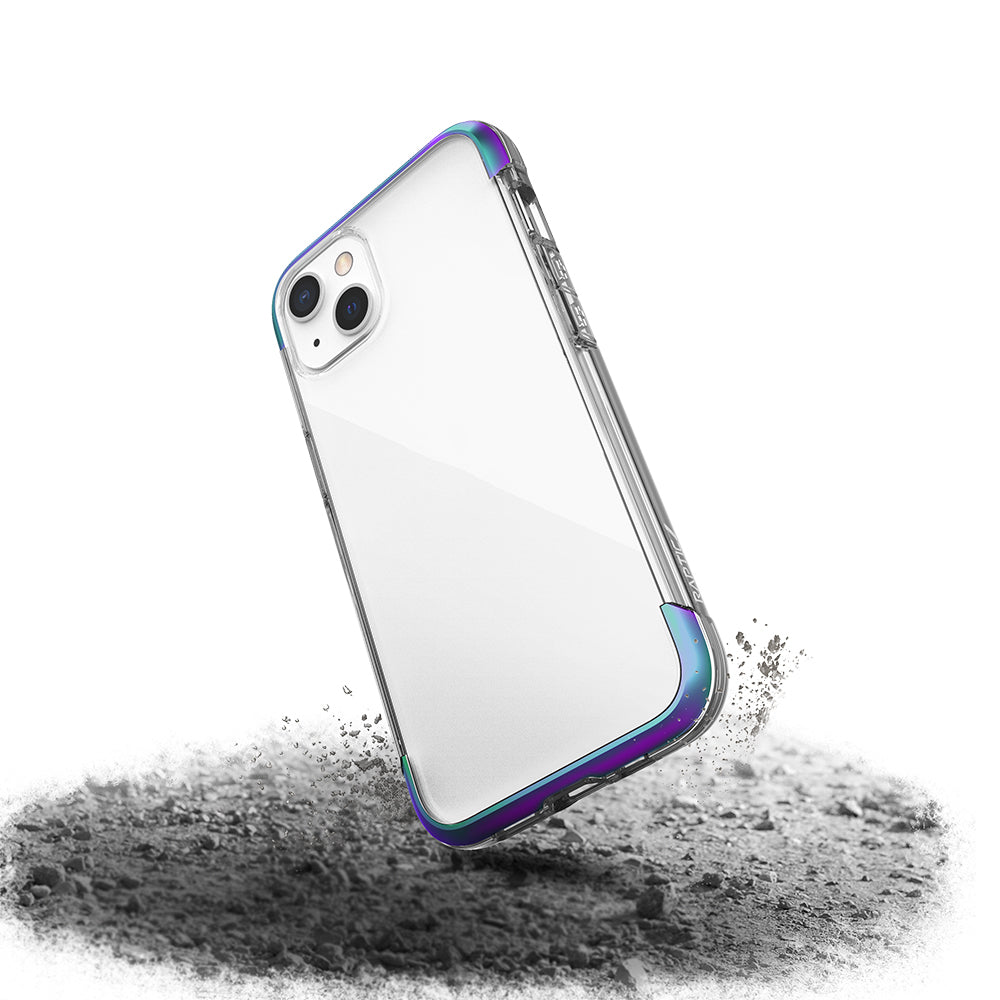 Apple iPhone 13 Case Raptic Air Series Airbag Design Metal Corner Transparent Cover Colorful 