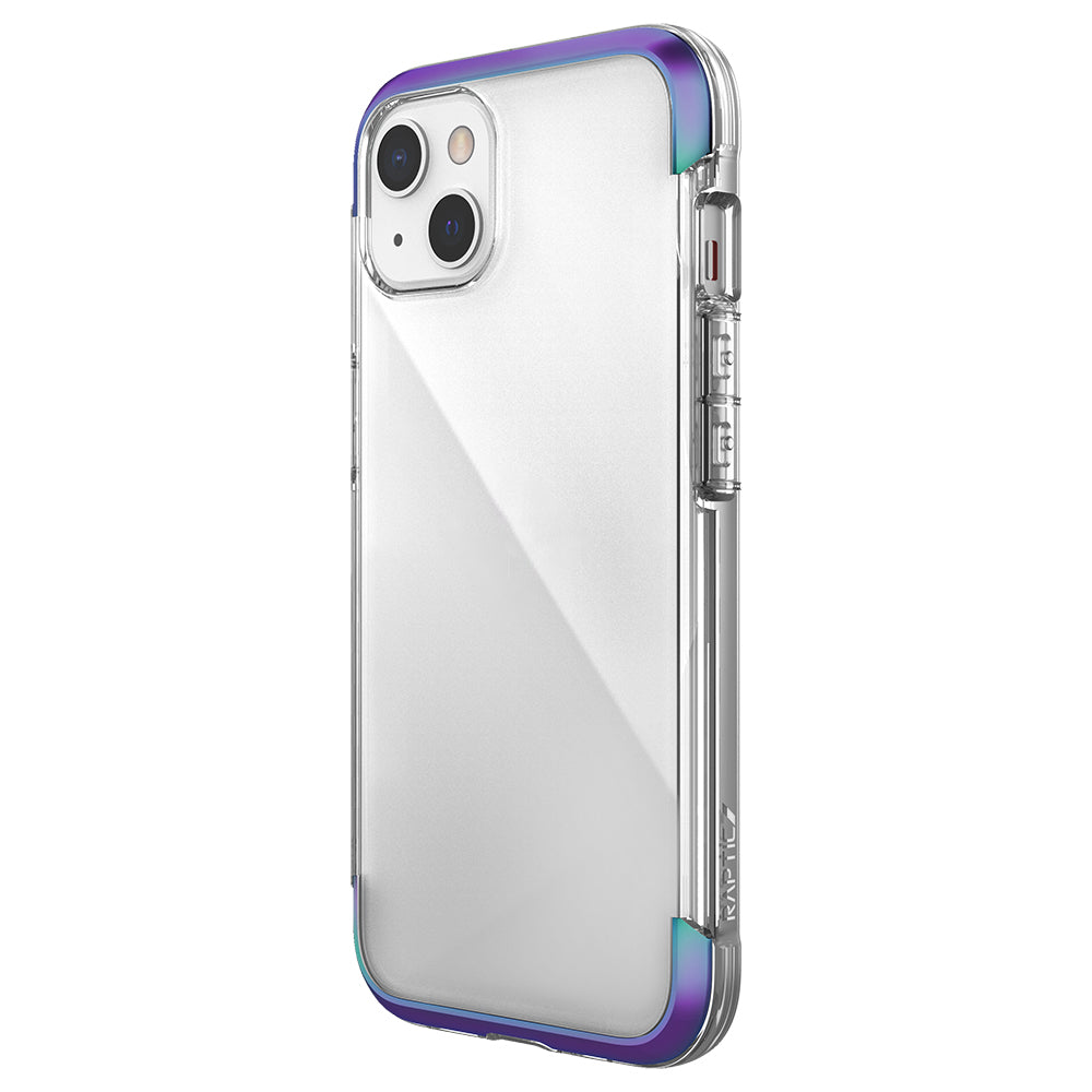 Apple iPhone 13 Case Raptic Air Series Airbag Design Metal Corner Transparent Cover Colorful 