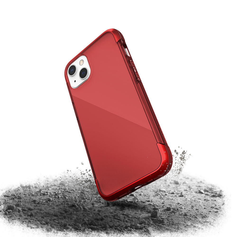 Apple iPhone 13 Case Raptic Air Series Airbag Design Metal Corner Transparent Cover Colorful 
