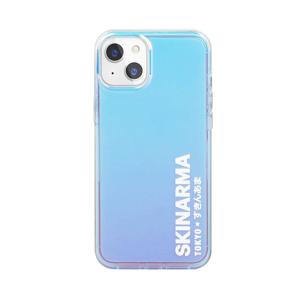 Apple iPhone 13 Kılıf Skinarma IML Baskılı Holografik Kirameku Kapak Colorful