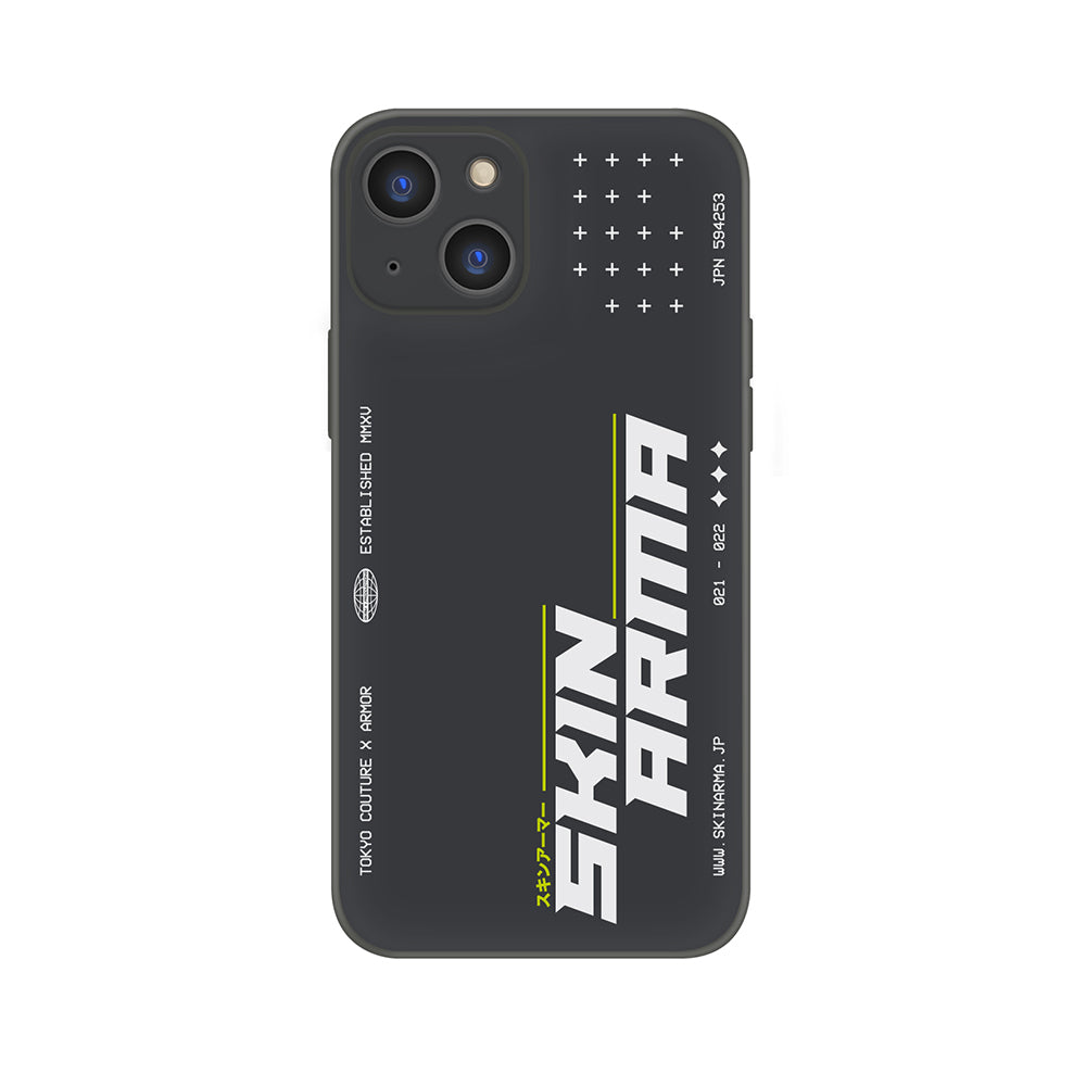 Apple iPhone 13 Kılıf Skinarma M-Safe Şarj Özellikli Hadaka Tsuika Kapak Füme