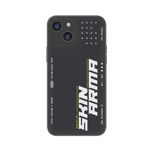 Apple iPhone 13 Kılıf Skinarma M-Safe Şarj Özellikli Hadaka Tsuika Kapak Füme