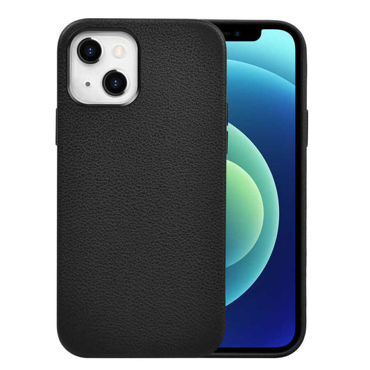 Apple iPhone 13 Case Wiwu Calfskin Cover Black