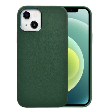Apple iPhone 13 Case Wiwu Calfskin Cover Brown 